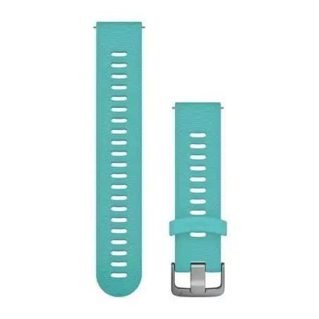 Garmin Quick Release Aqua Silicone Band with Stainless Steel Hardware (20 mm)