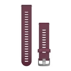 Garmin Quick Release Berry Silicone Band with Stainless Steel Hardware (20 mm)