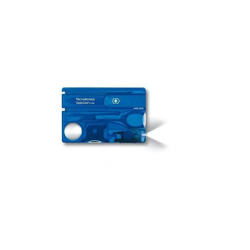 Victorinox SwissCard Lite Blue Trasparent