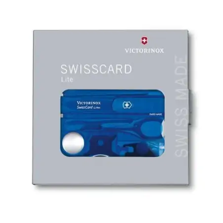 Victorinox SwissCard Lite Blue Trasparent