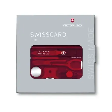 Victorinox SwissCard Lite Red Trasparent