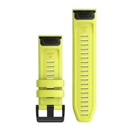 Garmin QuickFit 26 Amp Yellow Silicone Band