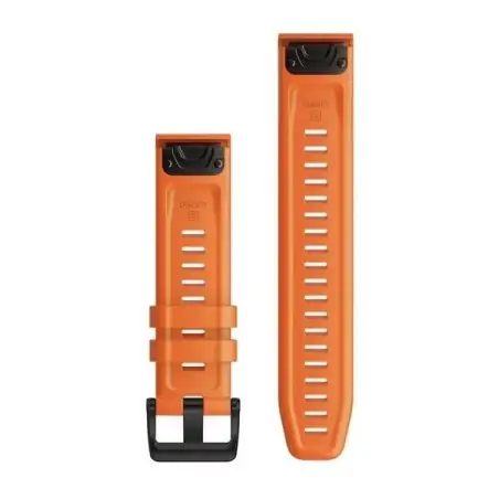 Garmin QuickFit 22 Ember Orange Silicone Band