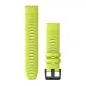Garmin QuickFit 22 Amp Yellow Silicone Band