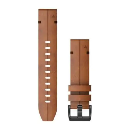 Garmin QuickFit 22 Chestnut Leather Band - 18 interest free installments