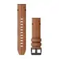 Garmin QuickFit 22 Chestnut Leather Band - 18 άτοκες δόσεις