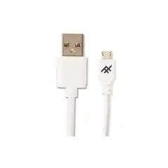 iFrogz Uniquesync USB-A to micro USB 1m Cable White