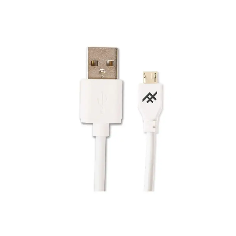 iFrogz Uniquesync USB-A to micro USB 1m Cable White