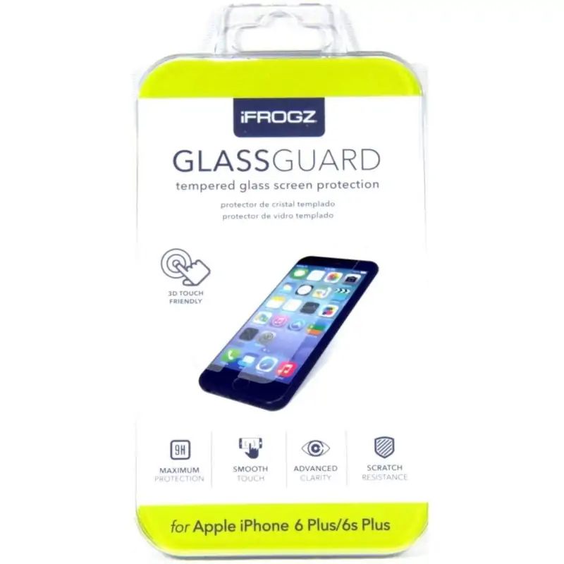 iFrogz GlassGuard Tempered Glass for iPhone 6s/6 Plus