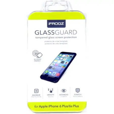 iFrogz GlassGuard Tempered Glass for iPhone 6s/6 Plus