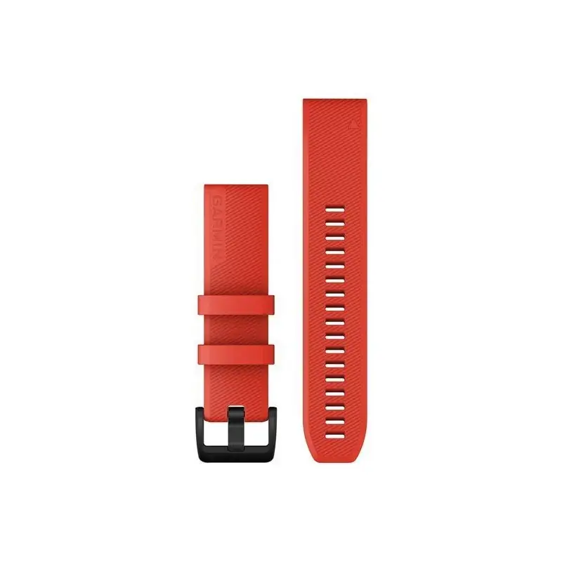 Garmin QuickFit 22 Laser  Red Silicone Bands