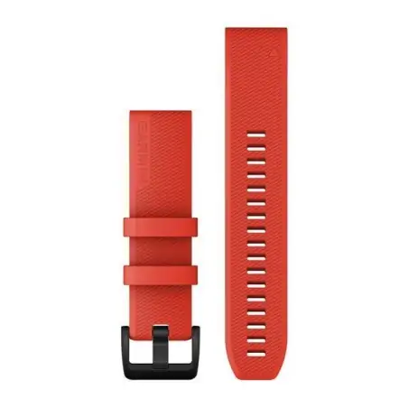 Garmin QuickFit 22 Laser  Red Silicone Bands