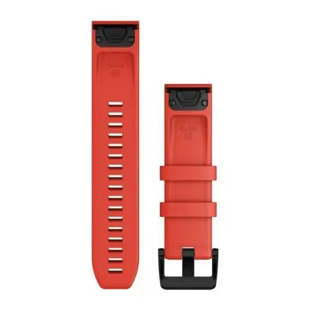 Garmin QuickFit 22 Laser  Red Silicone Bands