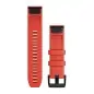 Garmin QuickFit 22 Laser  Red Silicone Bands