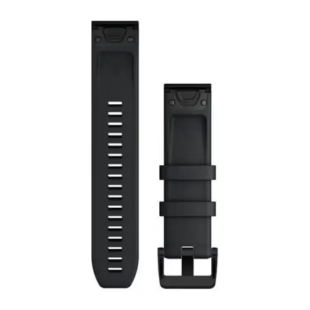 Garmin QuickFit 22 Black Silicone Bands