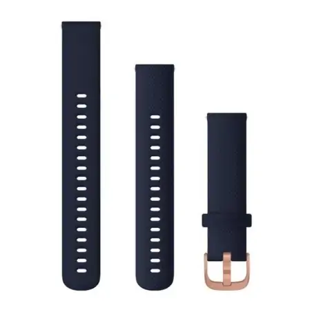 Garmin Quick Release Navy Band with Rose Gold Hardware  (18 mm)