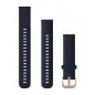 Garmin Quick Release Navy Band with Rose Gold Hardware (18 mm) Garmin Quick Release Navy Band with Rose Gold Hardware (18 mm)