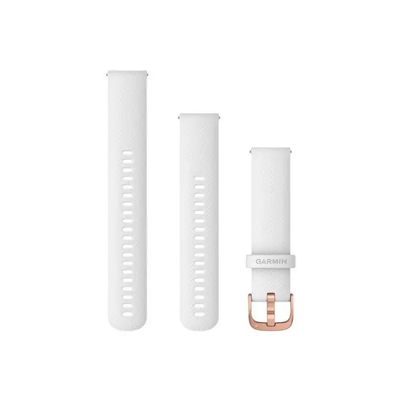 Garmin Quick Release White with Rose Gold Band (20 mm)