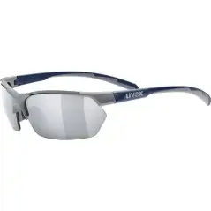 Uvex Sportstyle 114 Rhino Deep Space Mat LiteMirror Silver set (One Size)