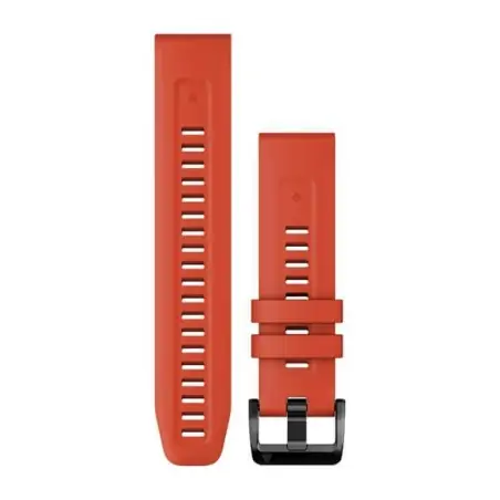 Garmin QuickFit 22 Flame Red Silicone Band