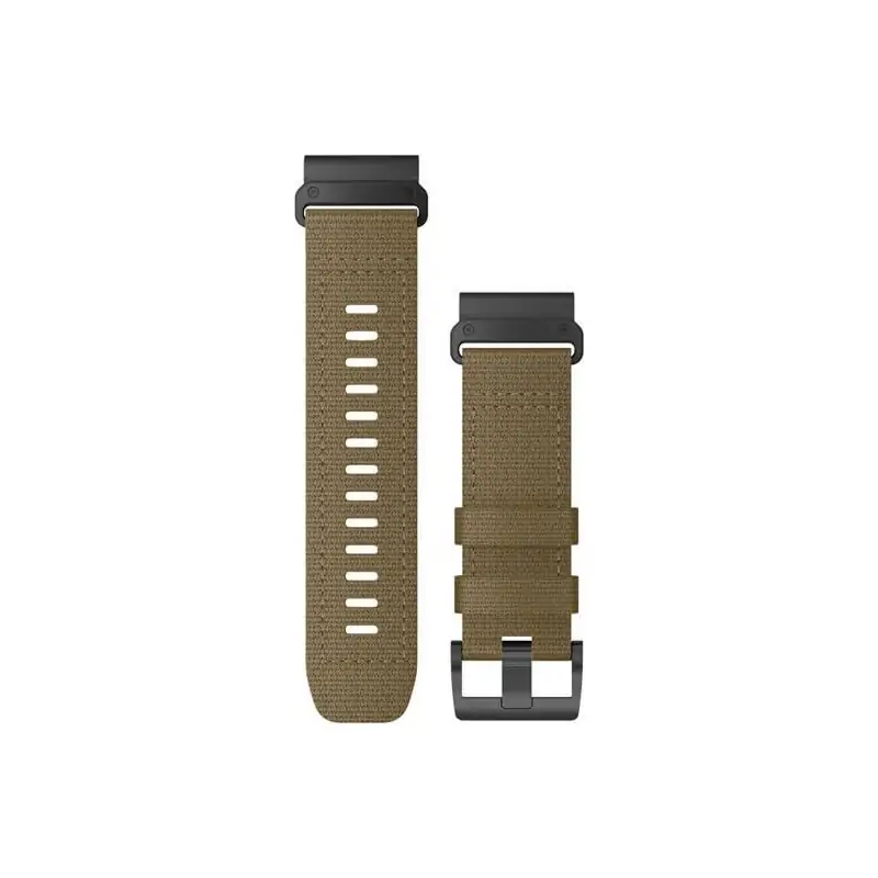 Garmin QuickFit 26 Tactical Coyote Tan Nylon Band - 24 free interest installments