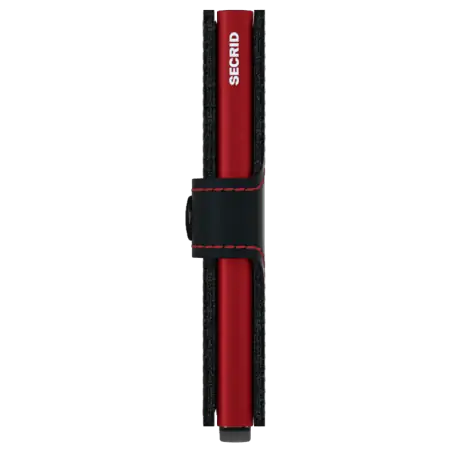 Secrid Miniwallet Matte Black & Red