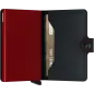 Secrid Miniwallet Matte Black & Red