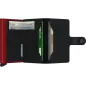 Secrid Miniwallet Matte Black & Red