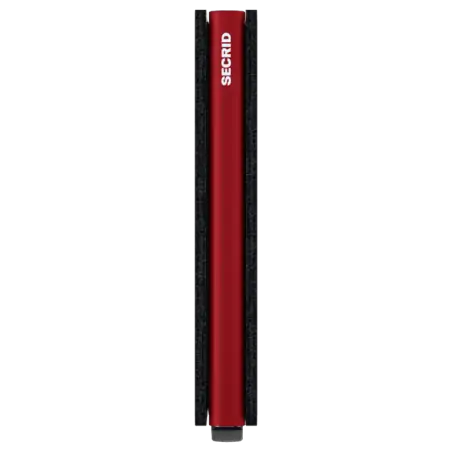 Secrid Slimwallet Matte Black & Red
