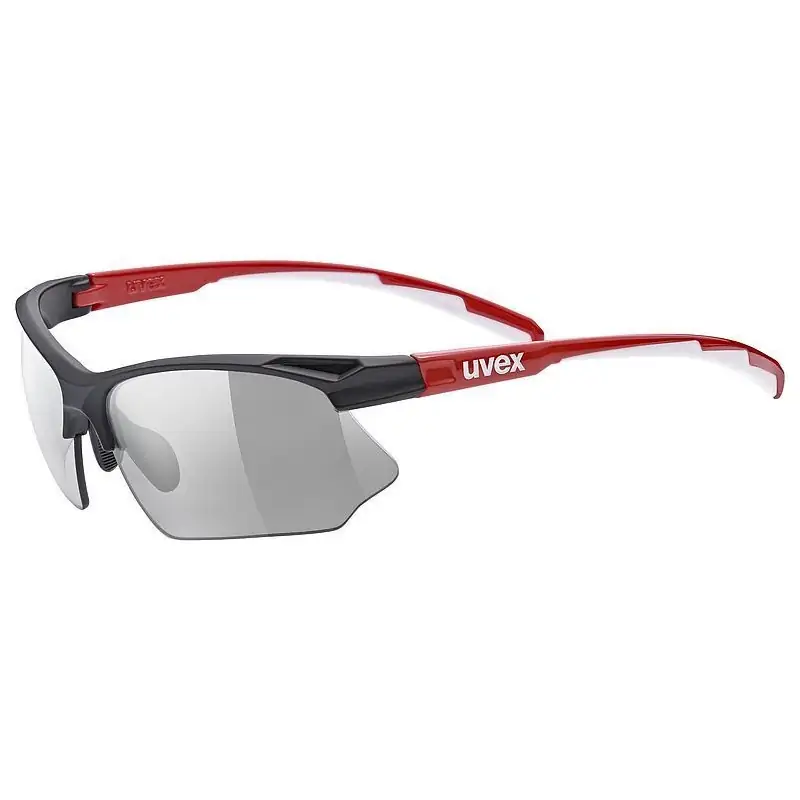Uvex Sportstyle 802 Vario Black/Red (One Size) Uvex Sportstyle 802 Vario Black/Red (One Size)