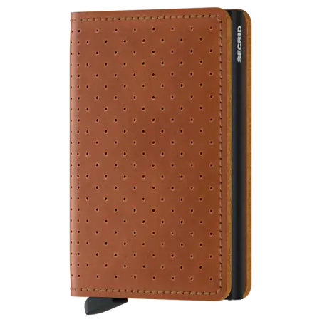 Secrid Slimwallet Perforated Cognac