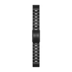 Garmin QuickFit 22 Vented Titanium Bracelet with Carbon Gray DLC Coating