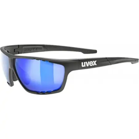 Uvex Sportstyle 706 Black Mat Mirror Blue