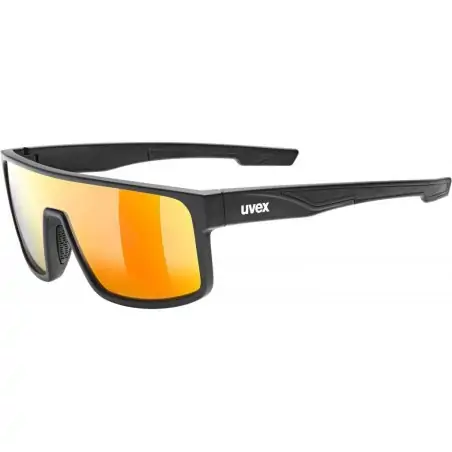 Uvex LGL 51 Black Mat Mirror Red