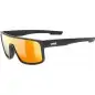 Uvex LGL 51 Black Mat Mirror Red