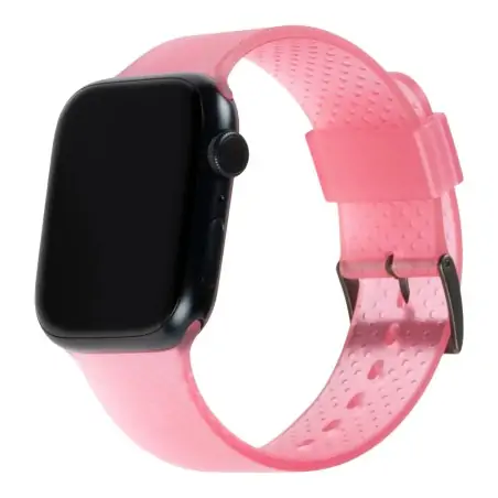 UAG [U] Lucent Pink Sand Silicone Strap for Apple Watch 42/44/45/49mm
