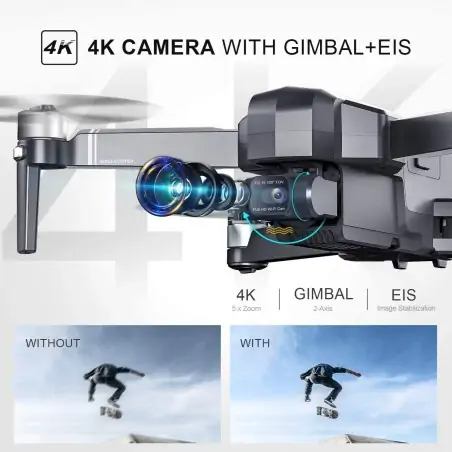 DEERC DE22 FPV Drone 4K UHD EIS - 12 άτοκες δόσεις