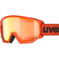 Uvex Athletic FM Fierce Red Mat Mirror Orange (One Size)
