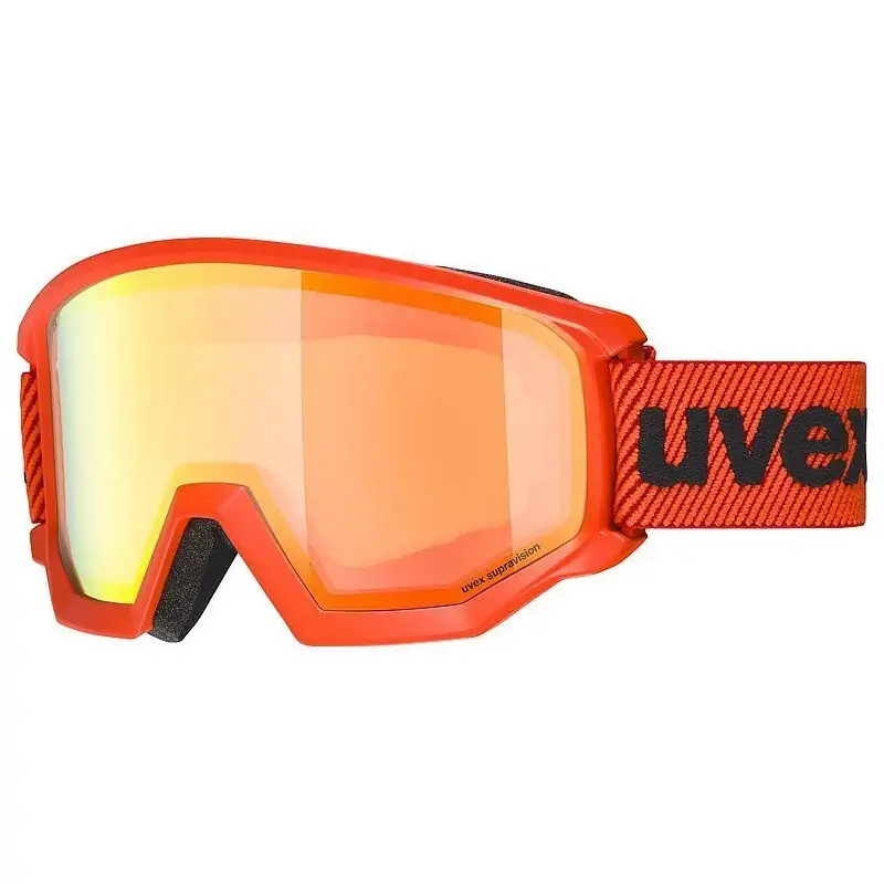 Uvex Athletic FM Fierce Red Mat Mirror Orange (One Size) Uvex Athletic FM Fierce Red Mat Mirror Orange (One Size)