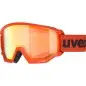 Uvex Athletic FM Fierce Red Mat Mirror Orange (One Size) Uvex Athletic FM Fierce Red Mat Mirror Orange (One Size)