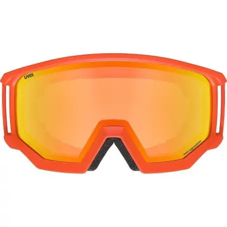 Uvex Athletic FM Fierce Red Mat Mirror Orange (One Size)