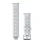 Garmin Watch Band Whitestone/Powder Gray 22 For Forerunner 965 Garmin Watch Band Whitestone/Powder Gray 22 For Forerunner 965