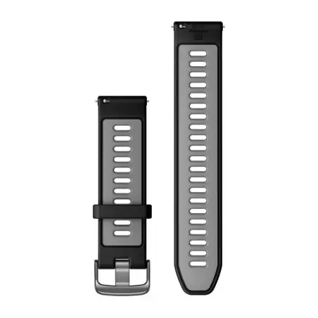 Garmin Watch Band Black/Powder Gray 22 For Forerunner 265