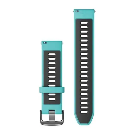 Garmin Watch Band Aqua/Black 22 For Forerunner 265