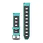 Garmin Watch Band Aqua/Black 22 For Forerunner 265