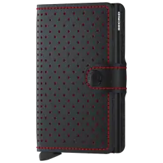 Secrid Miniwallet Perforated Black-Red