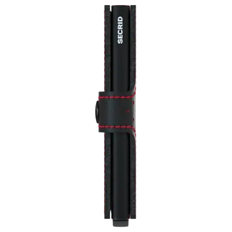 Secrid Miniwallet Perforated Black-Red