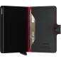 Secrid Miniwallet Perforated Black-Red