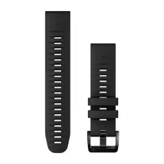 Garmin QuickFit 22 Black Silicone Band