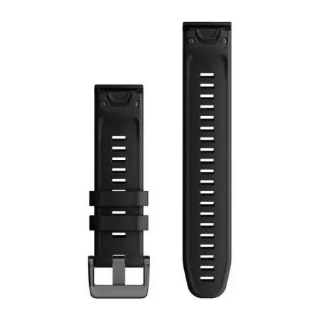 Garmin QuickFit 22 Black Silicone Band